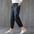 Load image into Gallery viewer, Pure Cotton Cropped Trousers
