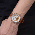 Load image into Gallery viewer, Chronograph Men Watches brown main image 
