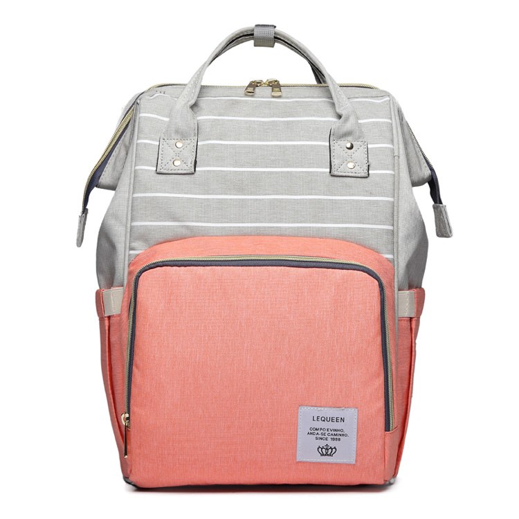 Maternity Bag| mother and Child Carrier bag, pink and grey 