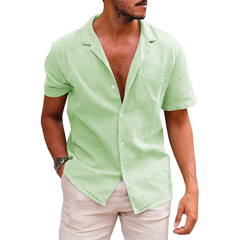 Linen Shirt Short Sleeve